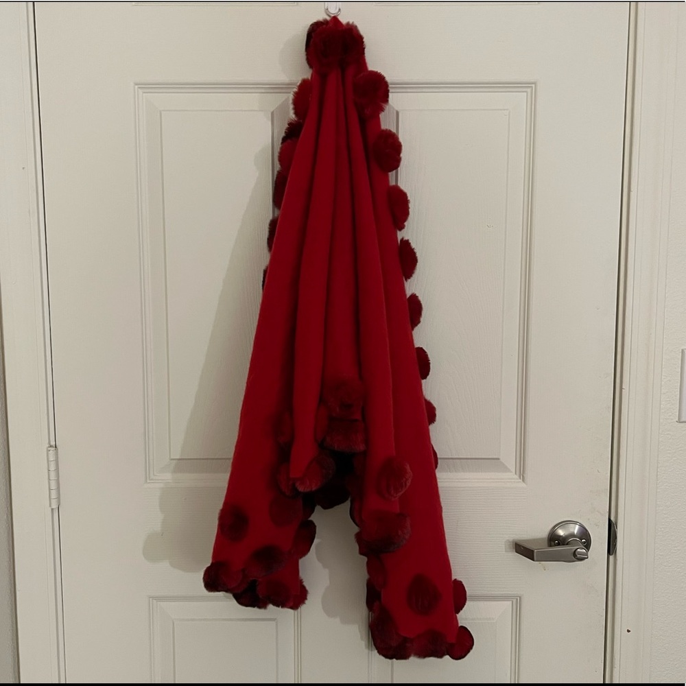 women cashmere fur wraps/scarf